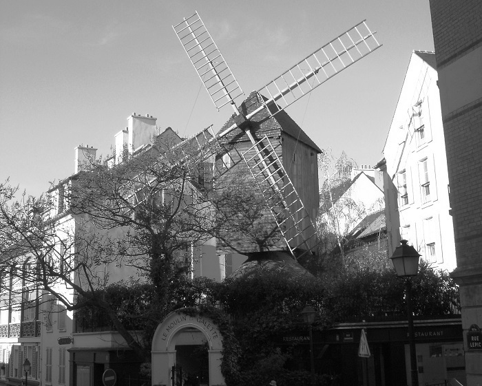 Moulin de la Galette – słynny wiatrak na Montmartre