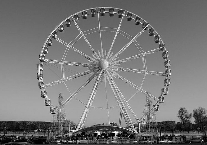 Diabelski młyn w Paryżu, czyli Grand Roue de Paris