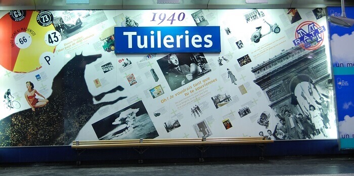 Niezwykłe stacje metra w Paryżu