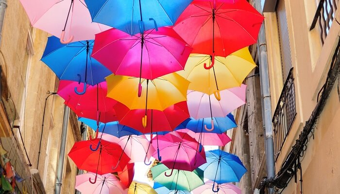 Umbrella Sky w Paryżu