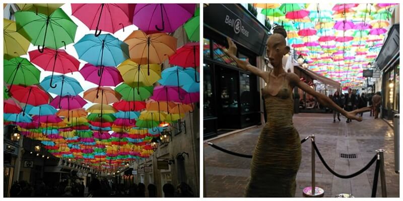 umbrella sky w paryżu