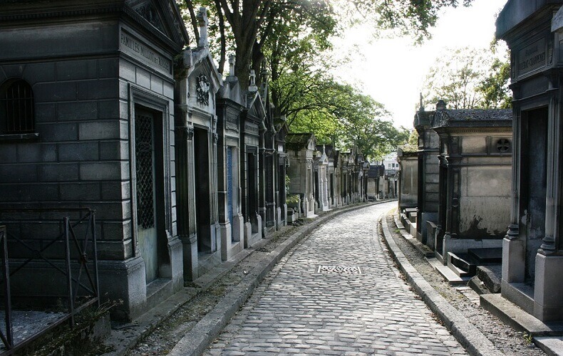 Znane cmentarze w Paryżu